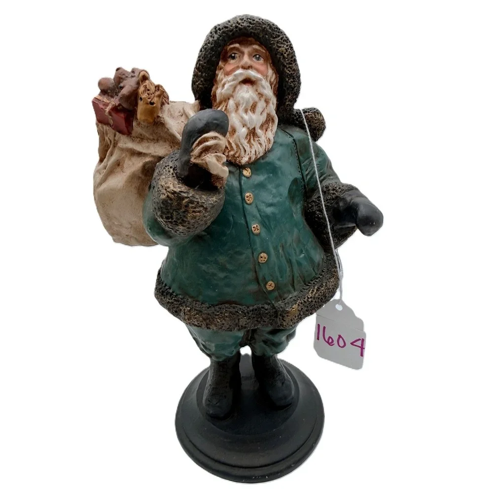 Vintage 1992 Delpha Jensen Artist Folk Art Santa 10